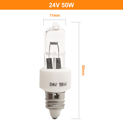 24v 50w E11 Halogen Light Bulb Lamp Single Hole Cold Light Operating Room