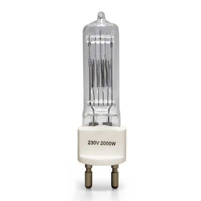230v 2000w G22 Quartz Halogen Bulb Bi Pin Halogen Lamp Explosion Proof