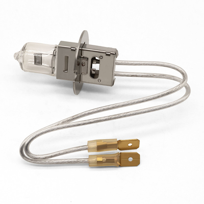 150 Watt Quartz Halogen Bulb GY9.5 6.6A Airport Airfield PK30D W/Male Flat Connectors