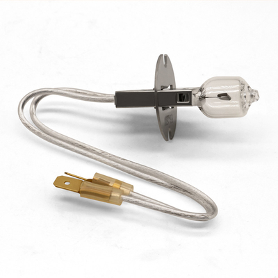 150 Watt Quartz Halogen Bulb GY9.5 6.6A Airport Airfield PK30D W/Male Flat Connectors