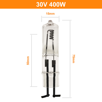 30V 400 Watt Quartz Halogen Bulb 2 Pin Lighting Indicator