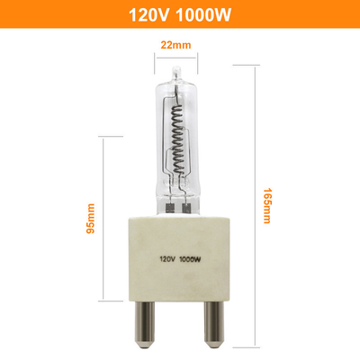 120V 1000W Single Ended Bi Pin Halogen Light Bulb For Deck Navigation Lights