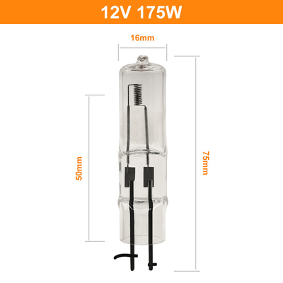 175W Crystal Quartz Iodine Lamp Bead Capsule 2 Pin 12v Halogen Bulb 2 Prong