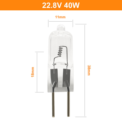 22.8V 40w Halogen Bulb G6.35 Quartz Iodine Lamp OSRAM 64291 XIR Replacement