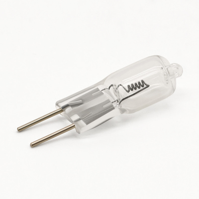 Non Reflector Axial Capsule Medical Light Bulbs 22.8V 50w Halogen Bulb