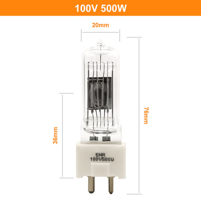 100V 500 Watt Quartz Light Bulb G22 Optical Instrument Microscope Lamp Bulbs